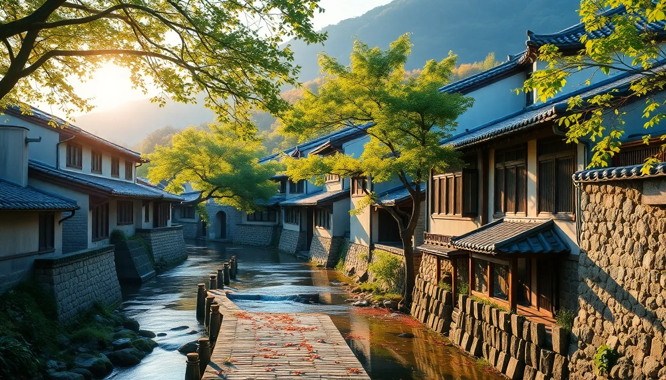 강릉 해변의 풍경